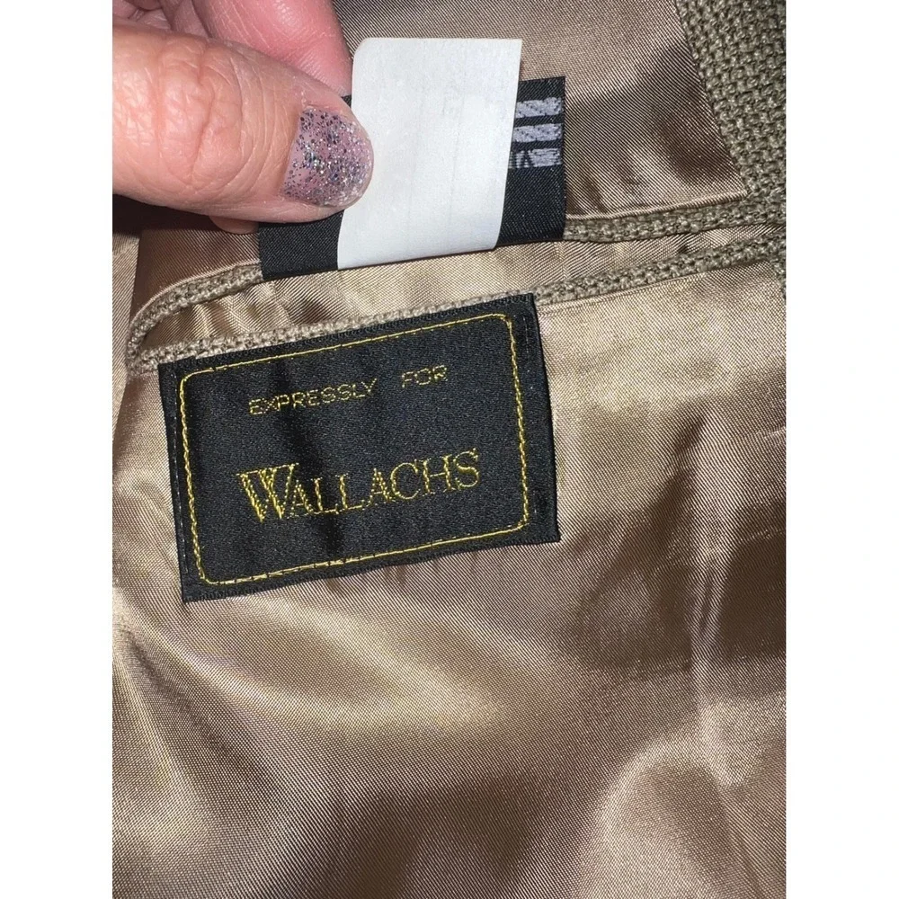 Vintage Burberry Brown Suit Sz 44 | Classic Designer Luxury Wool